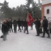 Odsłonięci pamiątkowej płyty memoriałowej zmarłych strażaków